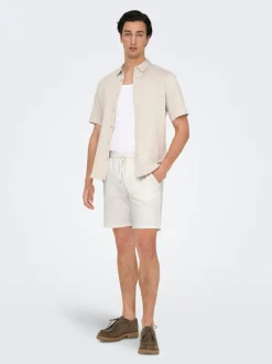 ONSKIAN Mittlere Taille Gerade geschnitten Shorts
