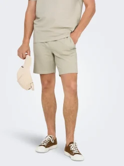 ONSKIAN Mittlere Taille Gerade geschnitten Shorts