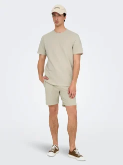 ONSKIAN Mittlere Taille Gerade geschnitten Shorts