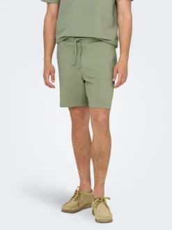 ONSKIAN Mittlere Taille Gerade geschnitten Shorts