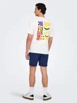 ONSKIAN Mittlere Taille Gerade geschnitten Shorts