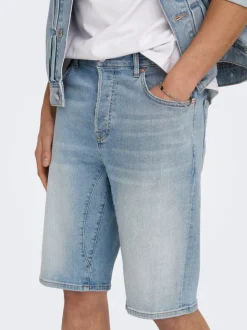 ONSKYLE Mittlere Taille Normal geschnitten Shorts