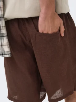 ONSLAURENCE Normal geschnitten Leinen Shorts