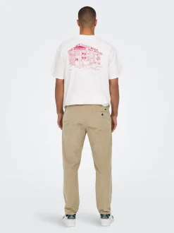 ONSLINUS Cordhose im Tapered Fit