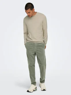 ONSLINUS Cordhose im Tapered Fit