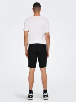 ONSLINUS Normal geschnitten Leinen Shorts