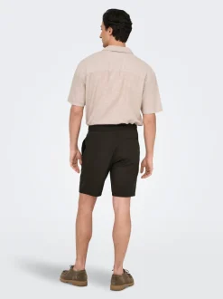 ONSLINUS Normal geschnitten Leinen Shorts