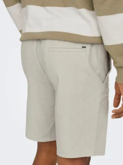 ONSLINUS Normal geschnitten Leinen Shorts