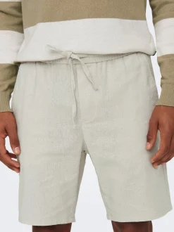 ONSLINUS Normal geschnitten Leinen Shorts