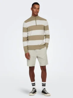 ONSLINUS Normal geschnitten Leinen Shorts
