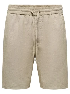 ONSLINUS Normal geschnitten Leinen Shorts