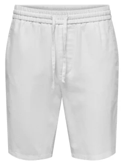 ONSLINUS Normal geschnitten Leinen Shorts
