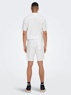 ONSLINUS Normal geschnitten Leinen Shorts