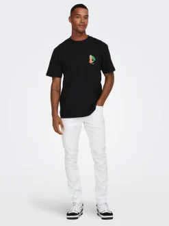 ONSLOOM Mid Rise Slim Fit Jeans