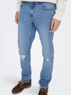 ONSLOOM Mid Rise Slim Fit Jeans