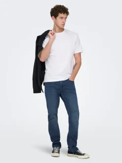 ONSLOOM Mid Rise Slim Fit Jeans