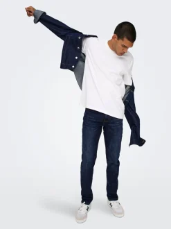 ONSLOOM Mittlere Taille Slim Fit Jeans