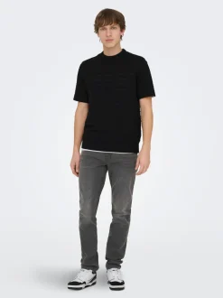 ONSLOOM Niedrige Taille Slim Fit Jeans