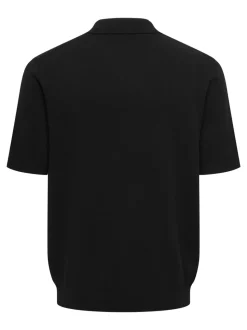 ONSLOUI Gestricktes Poloshirt