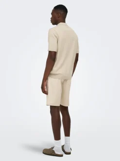 ONSLOUI Gestricktes Poloshirt