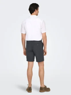 ONSMARK Normal geschnitten Leinen Shorts
