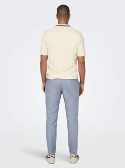 ONSMARK Verjüngt Leinen Chino Hose