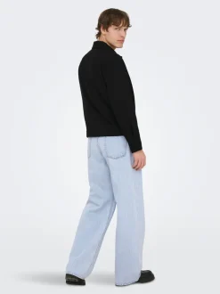 ONSREMI Mid Rise Barrel Fit Jeans