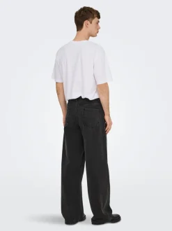 ONSREMI Mid Rise Barrel Fit Jeans