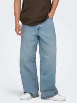 ONSREMI Mid Rise Weiter Beinschnitt Stretch Jeans
