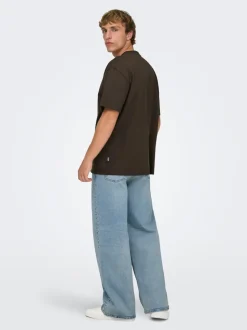 ONSREMI Mid Rise Weiter Beinschnitt Stretch Jeans