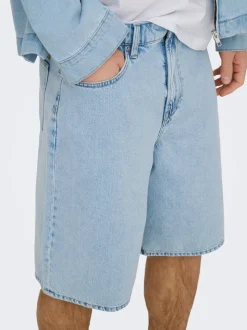 ONSREMI Mid Rise Weiter Beinschnitt Shorts