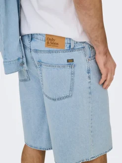 ONSREMI Mid Rise Weiter Beinschnitt Shorts