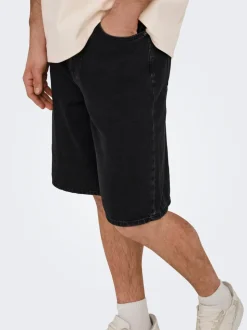ONSREMI Mid Rise Weiter Beinschnitt Shorts