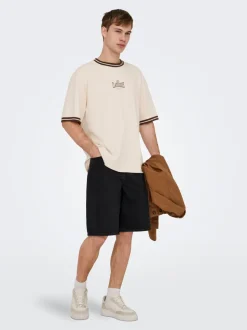 ONSREMI Mid Rise Weiter Beinschnitt Shorts