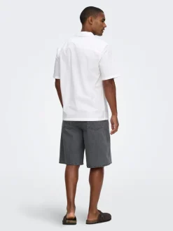 ONSREMI Mid Rise Weiter Beinschnitt Shorts