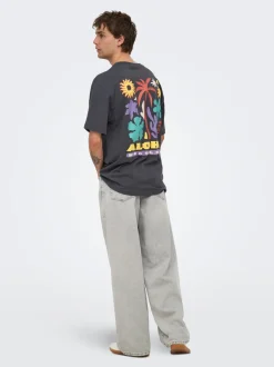 ONSREMI Mid Rise Weiter Beinschnitt Jeans