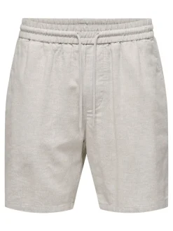 ONSTEL Normal geschnitten Leinen Shorts