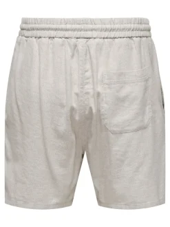ONSTEL Normal geschnitten Leinen Shorts
