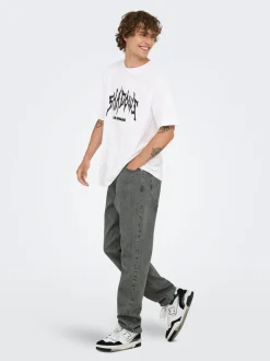 ONSTYE Mittlere Taille Locker geschnitten Jeans