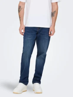 ONSWEFT Mittlere Taille Normal geschnitten Jeans
