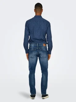 ONSWEFT Mittlere Taille Normal geschnitten Jeans