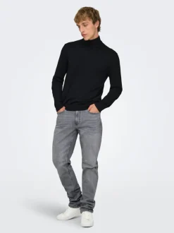 ONSWEFT Mittlere Taille Normal geschnitten Jeans