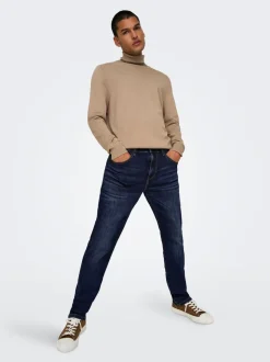 ONSWEFT Mittlere Taille Normal geschnitten Jeans