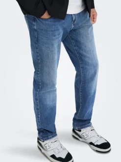 ONSWEFT Mittlere Taille Normal geschnitten Jeans