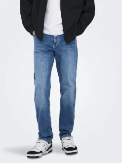 ONSWEFT Mittlere Taille Normal geschnitten Jeans