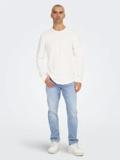 ONSWEFT Mittlere Taille Normal geschnitten Jeans