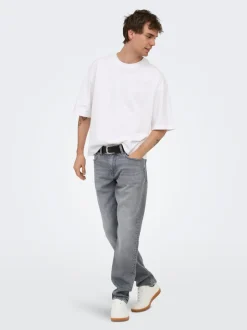ONSWOLF Mid Rise Normal geschnitten Jeans