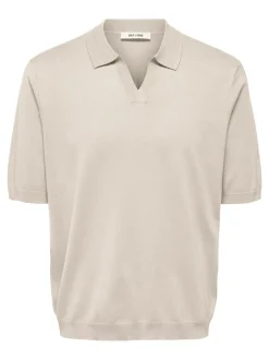 ONSWYLER Gestricktes Poloshirt