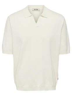 ONSWYLER Gestricktes Poloshirt