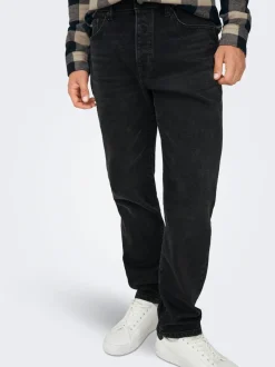 ONSYOKE Mid Rise Verjüngt Stretch Jeans